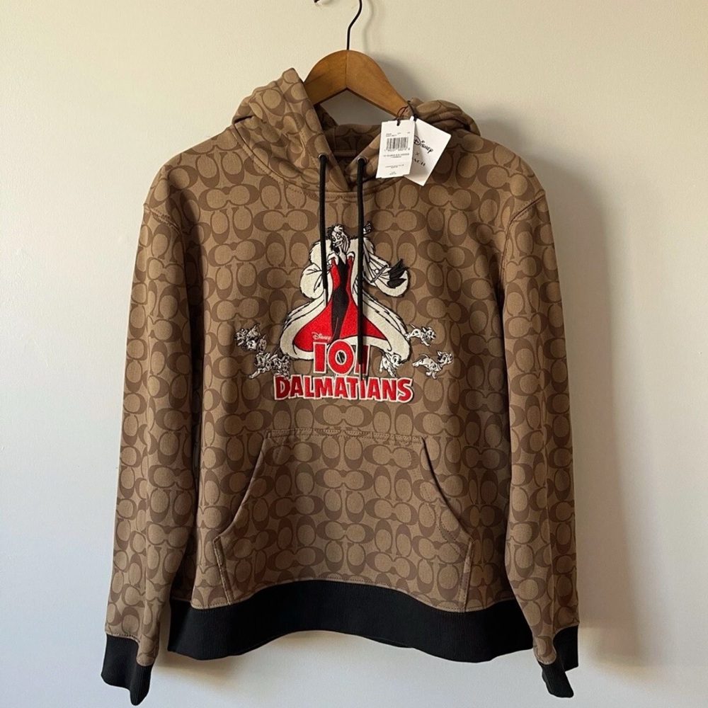 COACH X Disney 101 Dalmatians Sweater NWT Xs Extra Small designer capsule